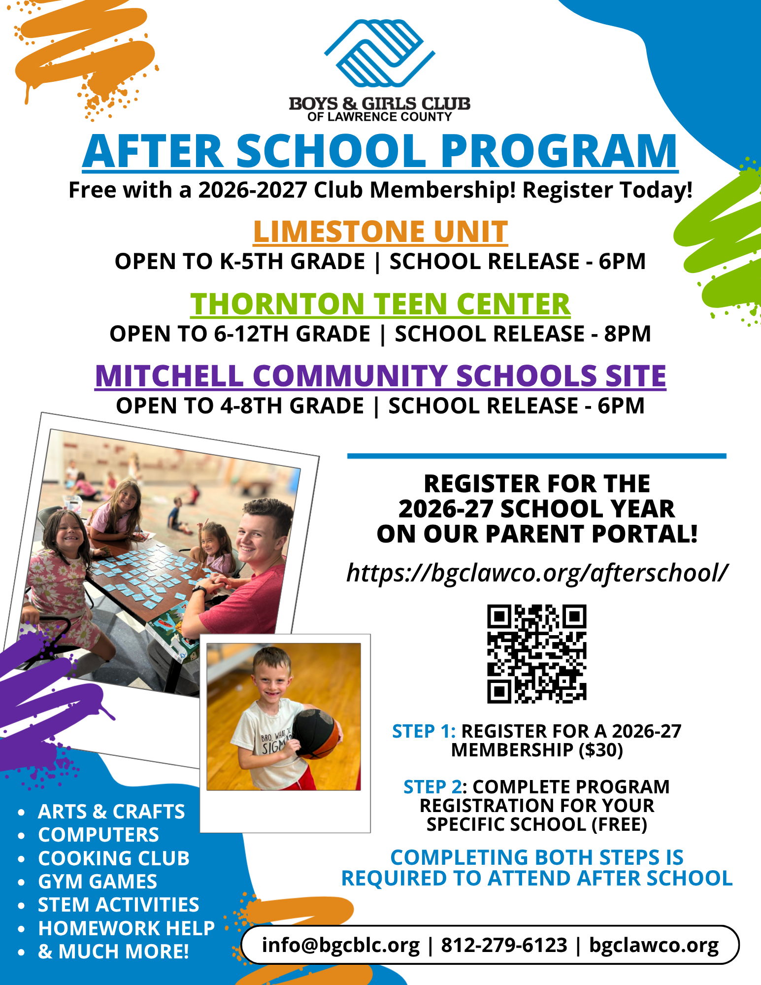 After School Flyer 2026-27